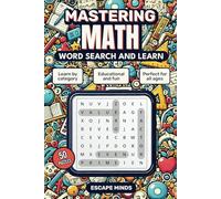Mastering Math - Word Search and Learn (Puzzle Book): Learn by category, educational and fun, perfect for all ages (Science Word Search)