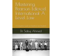Mastering Pearson Edexcel International A Level Law: A Complete Guide for Teachers and Students