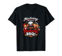 Mastering The Art of Backyard BBQs Grill Badge T-Shirt