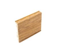 MasterLine 80mm Plastic Skirting Board - Honey Amber