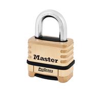 MasterLock 1175D ProSeries Brass 4 Digit Padlock 57mm