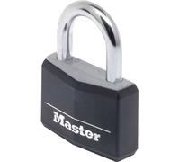 Masterlock Aluminium Vinyl Padlock 50mm Black Standard