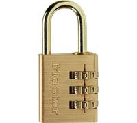 Master Lock 630EURD Brass Finish 30Mm 3-Digit Combination Padlock