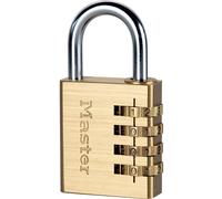 Masterlock Brass Finish Combination Padlock 40mm Standard