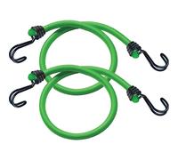 Master Lock 3021EURDAT Twin Wire Bungee Cord 80Cm Green 2 Piece