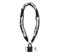 900mm x 6mm Black Master Lock Street Flexium Chain With 40mm Weather Tough Padlo
