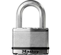 Master Lock Excell Laminated Steel 50mm Padlock 4-Pin - 25mm Shackle MLKM5