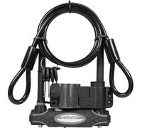 Masterlock Gold 13mm D-Lock 1200mm Cable, Black One Size