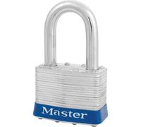 Master Lock 5KALF-A118 Laminated Steel 51Mm Padlock 4-Pin - 38Mm Shackle - Keyed Alike