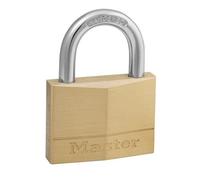 Masterlock Padlock Brass 50mm Steel Shackle