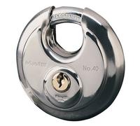 Masterlock Padlock SS 70mm Diameter Disc Steel Shackle