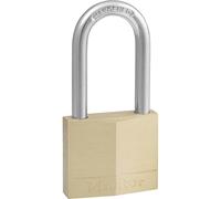 Master Lock 140EURDLF Key Padlock with Brass Body and Medium Shackle, Gold, 7,6 x 4 x 1,3 cm