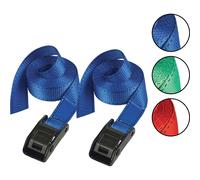 Masterlock Tie Down Lashing Straps 5000mm Assorted Pack of 2