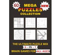 Mastermind Puzzle Challenge Collection (Extreme Hard Edition) .. Gift for Vacations, Holidays and Free Times: Kakuro, Sudoku, Crosswords, Mazes, Word ... 11 in (Family Variety Puzzles & Games books)