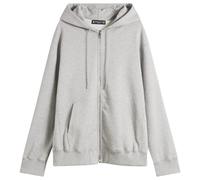 MASTERMIND WORLD Men's OG Embroidery-Ish Zip-Up Hoodie Top Grey