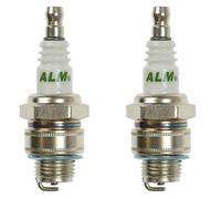 Masterpart 2 x ALM Spark Plug J19LM For 2 & 4 Stroke Petrol Lawnmower And Cultivator Engine