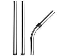 Masterpart 3 Piece Steel Bent End & Extension Tube Set Compatible with Numatic Henry Hetty 32mm Chrome