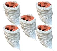Masterpart 5 Woven Rubble Sacks Heavy Duty Builders Bags Rubbish Waste Strong 90cm x 56cm
