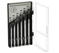 Masterpart 6 Piece Mini Screwdriver Set Slotted & Phillips Crosshead Glasses Mobile Repair