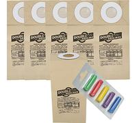 Masterpart 6 x Universal Paper Dust bags Compatible With All Upright Vacuum Cleaners 5 FREE Fresheners