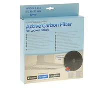 Masterpart Cooker Hood Round Active Carbon Anti Odour Filters 233 x 30mm To Fit Indesit Extractor Vent Hoods C00384660