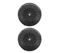 Masterpart Cooker Hood Round Carbon Odour Filters, Pack Of 2, To Fit Neff D61MAC1X0/01, D64MAC1X0/01 Extractor Vent Hoods 12020222