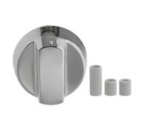 Masterpart Cooker Oven Universal Hob Control Knob with Adaptors Compatible with Beko Cookers & Ovens