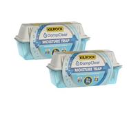 Masterpart Damp Clear Moisture Trap Pack of 2 Long Lasting Up to 12 Weeks, Helps Prevent Mould & Mildew Build-Up in Caravans, Garages, Boats, Kitchens, Bathrooms, Wardrobes and Cupboards