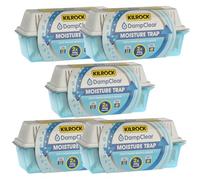 Masterpart Damp Clear Moisture Trap Pack of 5 Long Lasting Up to 12 Weeks, Helps Prevent Mould & Mildew Build-Up in Caravans, garages, Boats, Kitchens, Bathrooms, Wardrobes and Cupboards