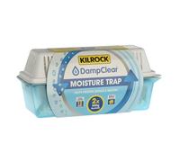 Masterpart Damp Clear Moisture Trap with 2 x 500g Sachets, Long Lasting Up to 12 Weeks, Helps Prevent Mould & Mildew Build-Up in Caravans, garages, Boats, Kitchens, Bathrooms, Wardrobes and Cupboards