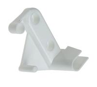Masterpart Fridge Freezer Left Hand Freezer Compartment Drawer Flap Hinge White to Fit Hotpoint Fridge Freezers C00075599