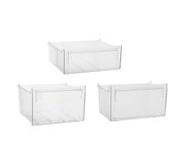 Masterpart Frozen Food Containers Basket Drawers Set Of 3 Compatible With Zanussi Freezers ZRB