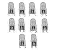 Masterpart G9 Halogen Light Bulb 40W 120V, Clear Capsule Lamp Bulbs for Chandeliers, Fixtures, 10-Pack Long Life S818