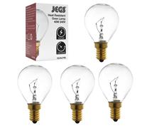 Masterpart Heat Resistant 40W Oven Lamp 240V SES E14 Small Screw Cap 300° Cooker Light Bulb Lamp Pack of 4 Compatible with AEG, Bosch, Siemens, Neff, Hotpoint Cookers & Ovens