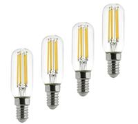 Masterpart LED Cooker Hood Lamps 4W Extractor Fan Bulbs Cool White Light E14 SES Pack of 4