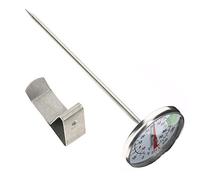 MasterPart Long Probe Milk Frothing Thermometer Temperature Gauge with Handy Removable Clip