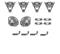 Masterpart Lower Basket Bottom Tray Plate Rack Clips Compatible With Siemens Dishwashers
