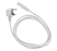 Masterpart Power Cable Kettle Lead White 13A Cable UK 3 Pin Plug 2 Metres
