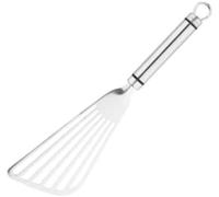 Masterpart Professional Stainless Steel Long Slim Flat Slotted Fish Slice Turner Server