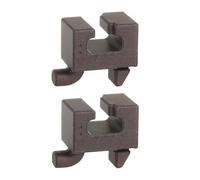 Masterpart Shelf Front Support Ceramic Holder Bushing Pair Compatible With Siemens Combi Oven Microwaves