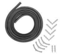 MasterPart Universal 3 & 4 Sided Oven Cooker Door Seal Kit High Temp Resistant - Barbed Corner Clips & Instructions