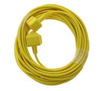 Masterpart Vacuum 12 Metre Yellow Mains Power Cable Cord, 3 Core 1.00MM, Compatible With Numatic Commercial Vacuum Cleaners