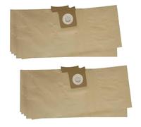 Masterpart Vacuum Paper Dust Filter Bags, 20 Litre, Pack Of 10, Compatible With Parkside 12L & 20L Wet & Dry Vacuum Cleaners