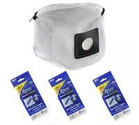 Masterpart Vacuum Reusable Zip Up Bag With 6 x Fresheners Compatible With Numatic Henry, Hetty, James Vacuum Cleaners