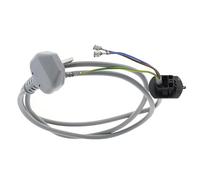 Masterpart Washing Machine Dryer Mains Lead, Power Cable, 3 Pin UK Plug 1.5 Metres To Fit Hoover Candy HND615S80, NWWD12V Washing Machines 91200201