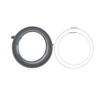 Masterpart Washing Machine Rubber Door Seal Gasket With Front & Rear Spring Clamps, Grey, To Fit Balay Washing Machines 20006036