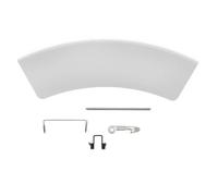 Masterpart White Door Handle Hook Catch & Spring Kit To Fit John Lewis JLWM1412 Washing Machines