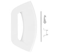 MasterPart White Door Handle Kit For Hotpoint WMA WME WMF WMP WMU WMY Washing Machines
