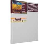Masterpiece Vincent Pro 7/8" Deep Malibu Belgian Linen 12.0 oz Alkyd Oil Primed Stretched Artist Canvas, Gray
