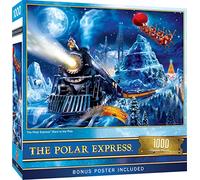 MasterPieces 1000 Piece Christmas Jigsaw Puzzle - The Polar Express Race to The Pole - 19.25"x26.75"
